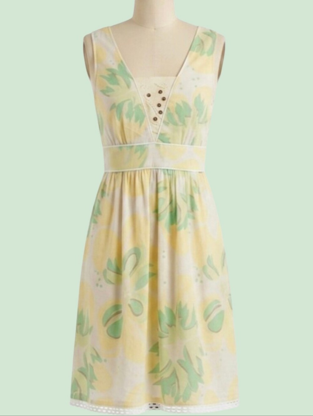 Vintage Free People Y2K Crossback Floral Mini Sund